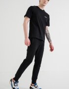 Jack & Jones Тениска от органичен памук и спортен панталон Черен