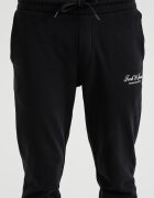 Jack & Jones Тениска от органичен памук и спортен панталон Черен