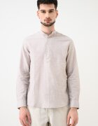 Jack & Jones Туника Breeze с лен Тъмнобежово
