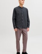 Jack & Jones Туника Breeze с памук и лен Избеляло черно