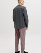 Jack & Jones Туника Breeze с памук и лен Избеляло черно