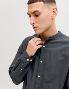 Jack & Jones Туника Breeze с памук и лен Избеляло черно