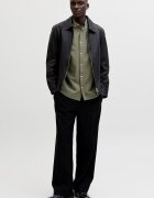 Jack & Jones Туника Breeze с памук и лен Каки
