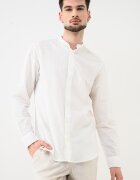 Jack & Jones Туника Breeze с памук и лен Мръснобял
