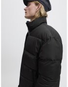 Jack & Jones Ватирано яке с яка - Черен/Бледо