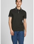 Jack & Jones Вталени тениски Paul с яка - 2 броя - Бледозелен/Тъмносин