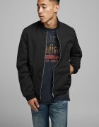 Jack & Jones Яке бомбър с джобове с цип Черен