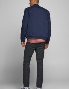 Jack & Jones Яке бомбър с джобове с цип Тъмносин