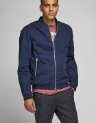 Jack & Jones Яке бомбър с джобове с цип Тъмносин