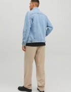 Jack & Jones Яке от деним с джобове с капачета Светлосин