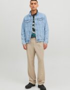 Jack & Jones Яке от деним с джобове с капачета Светлосин