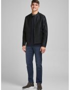 Jack & Jones Яке от еко кожа с ниска яка