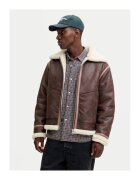 Jack & Jones Яке от изкуствена кожа - Jack Jones - кафяво - 100% изкуствена кожа