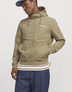 Jack & Jones Яке Rush с цип и качулка Бежов