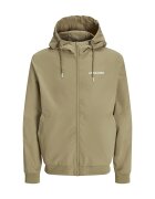 Jack & Jones Яке Rush с цип и качулка Бежов