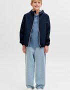 Jack & Jones Яке с качулка и джобове встрани Ултрамарин синьо