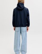 Jack & Jones Яке с качулка и джобове встрани Ултрамарин синьо