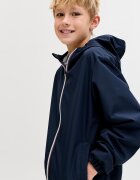 Jack & Jones Яке с качулка и джобове встрани Ултрамарин синьо