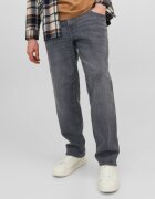 Jack & Jones Заужени дънки черни - висока талия - stonewash - материал памук/полиестер/еластан