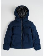 Jack & Jones Зимно яке с качулка и цип - Тъмносин