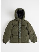 Jack & Jones Зимно яке Speed с качулка и вата - Аква зелено