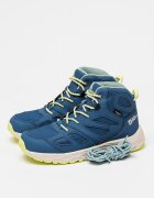 Jack Wolfskin Боти Woodland 2 Texapore Тъмносин/Бял