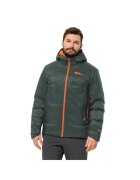 Jack Wolfskin Мъжко яке Cyrox 2L Down - зелено - пух - водоустойчиво