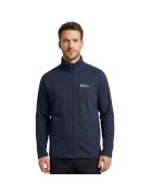 Jack Wolfskin Спортен суичър - полиестер - висока яка - цип по цялата дължина