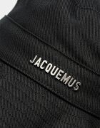JACQUEMUS Шапка Le Bob Bucket с метално лого Черен