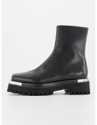 Jeffrey Campbell Боти от еко кожа с метални детайли - Черен