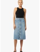 JOES JEANS Пола с джобове отстрани и предно закопчаване с копчета - Син
