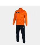 Joma Мъжки спортен анцуг - Columbus Trucksuit - синтетичен - жълт/черен - Черен/Оранжев