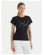JOOP! Jeans Дамска тениска - - памук/еластан - черна