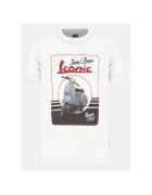 JOOP! Jeans Мъжка тениска - - 304687884 - Органичен памук - Бяла