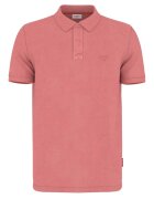 joop jeans Тениска с органичен памук с яка - Червен