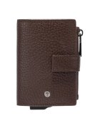 Joop Кожен портфейл Cardona C-Four E-Cage 20439 с тройно прегъване - Кафяв