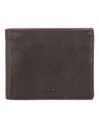 Joop Кожен портфейл Loreto Typhon 9755 с двойно прегъване - Кафяв