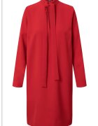 Joop Midi Dress With Long Sleeve and Pussy-bow