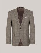 Joop Sacou regular fit din lana cu imprimeu in carouri