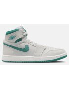 Jordan Мъжки спортни обувки Air 1 Zoom CMFT 2 - велур - пяна Formula 23 - бяло/зелено