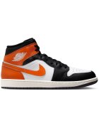 Jordan Спортни обувки Air 1 Mid 48093 - Бял/Черен/Оранжев