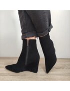 Jose Simon Елегантни дамски боти K1271-133R Black Velvet - черни