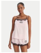 Juicy Couture Дамска пижама вталена кройка розова полиестер