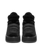 Juicy Couture Дамски ботуши тип слип-он с ластични ленти черен пластмасов материал