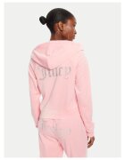 Juicy Couture Дамски суичър розов - от мека материя