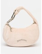 Juicy Couture Малка хобо чанта Bolssom с ефект на кадифе