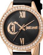 JUST CAVALLI Часовник с кожена каишка