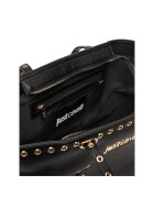 JUST CAVALLI Дамска чанта - екологична кожа - черна - One Size INTL