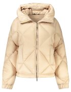 K-Way Дамско яке - 100% полиестер - бежово - K7132DWNINEVSUPERLIGHTTHERM - Бежов