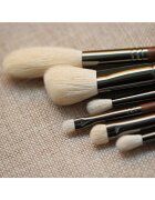 KAJOL Beauty Комплект "Белите" 6 професионални четки за грим от естествена козина ръчна изработка ™